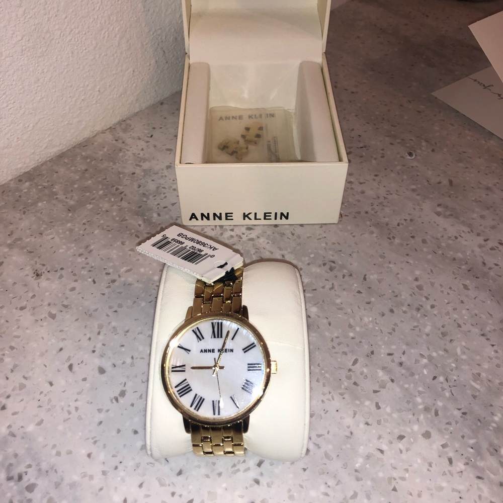 Anne Klein gold watch